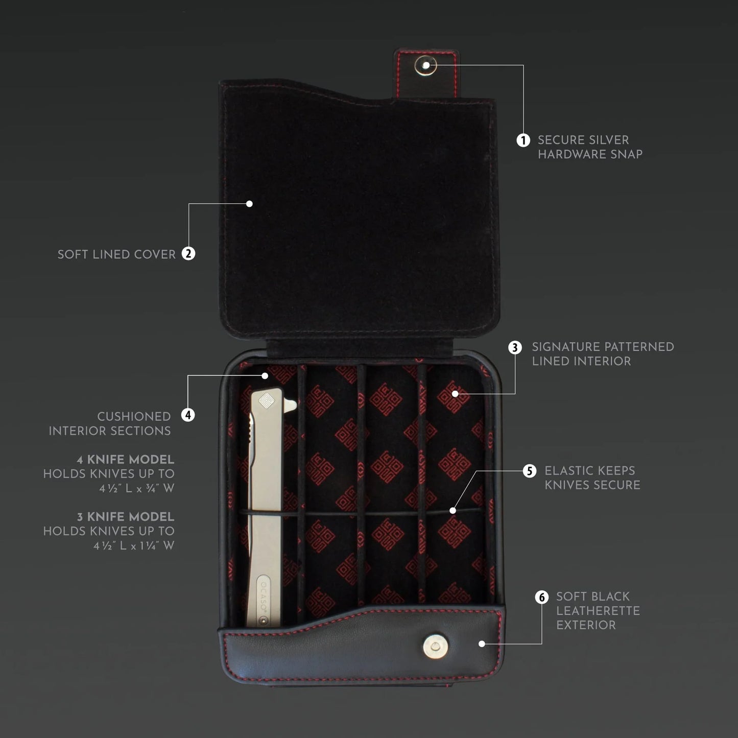 Ocaso Knife Storage Cases