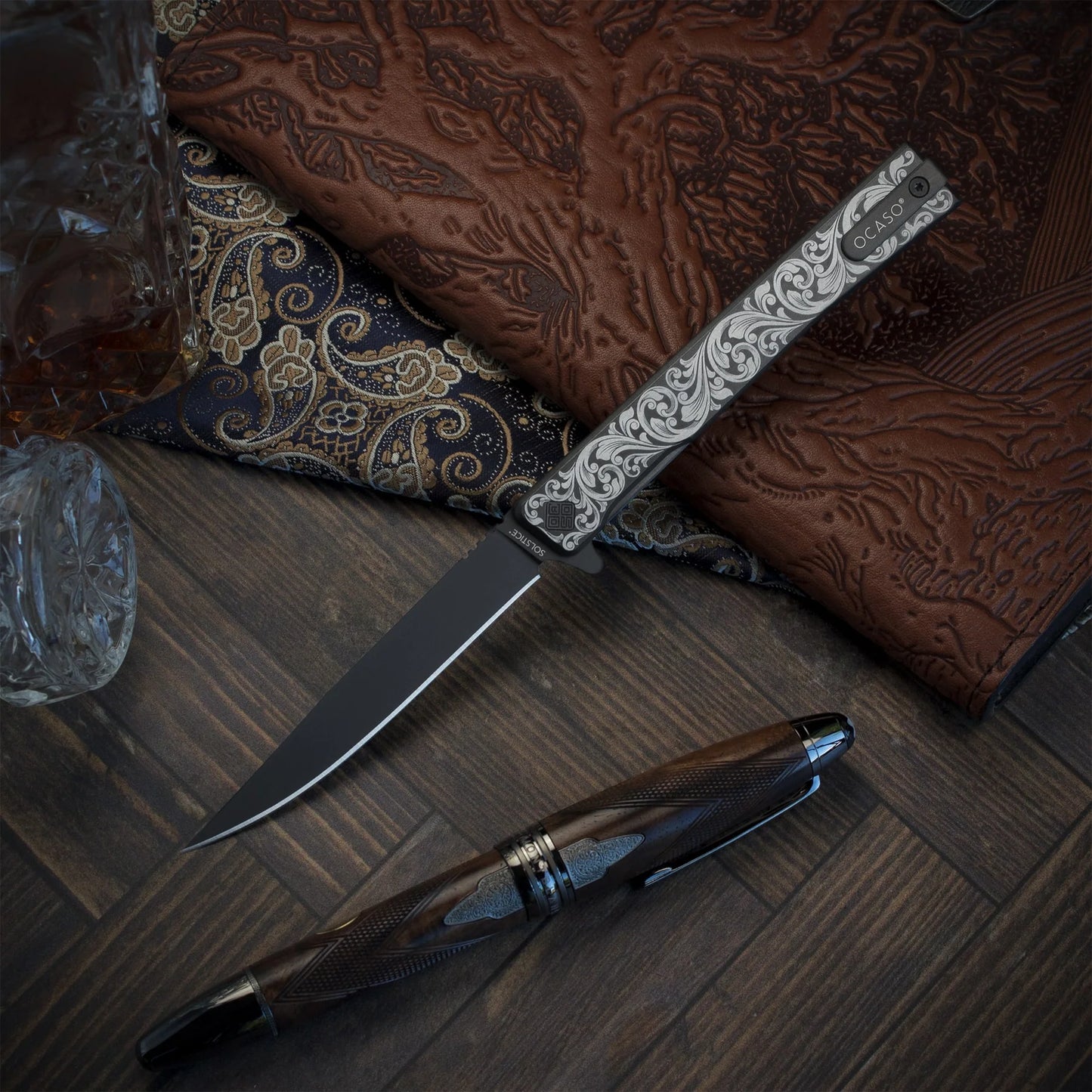 Ocaso Scroll Engraved Solstice