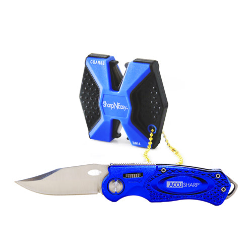 AccuSharp Folding Sport Knife SharpNeasy Combo Pack