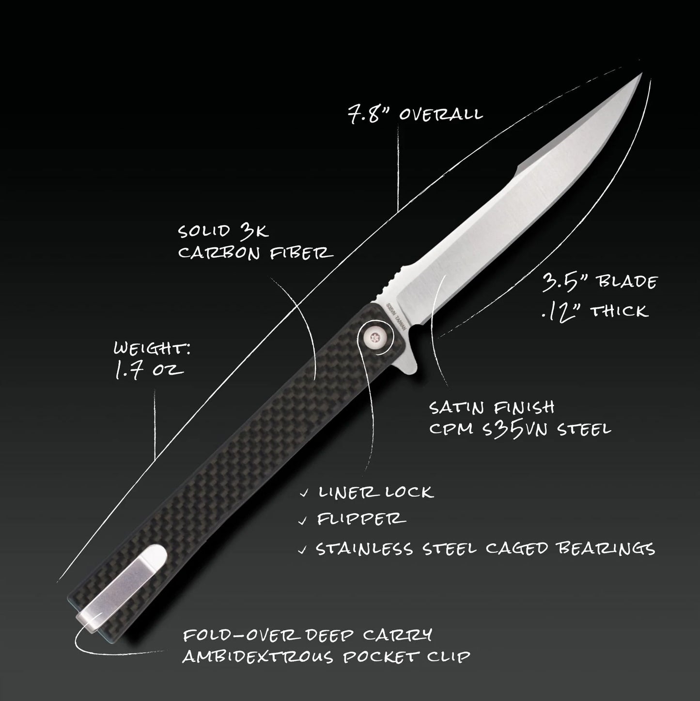 Ocaso Solstice Carbon Fibre Harpoon
